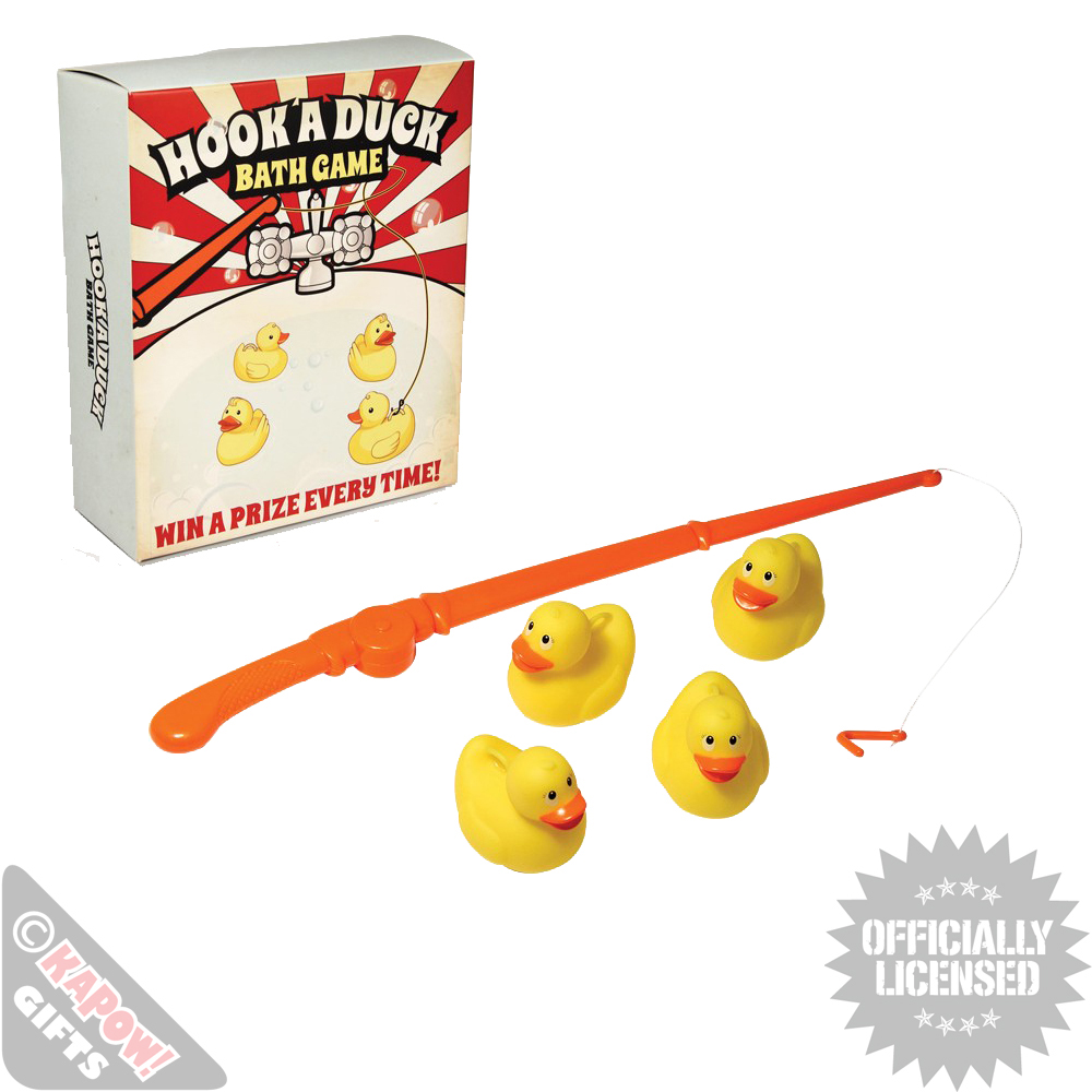 Hook A Duck Bath Game. Novelty Gift Bathtime Kids Fairground Fun